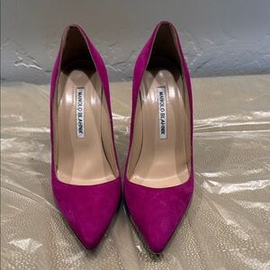 Manolo Blahnik Fuchsia Heels
